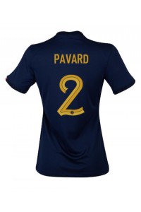 Fotbalové Dres Francie Benjamin Pavard #2 Dámské Domácí Oblečení MS 2022 Krátký Rukáv